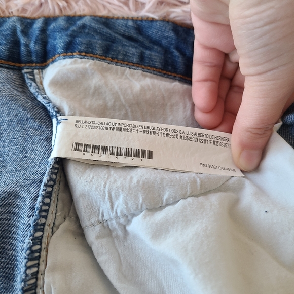 S Forever 21 Ripped Button Up Denim Skirt - Picture 12 of 12